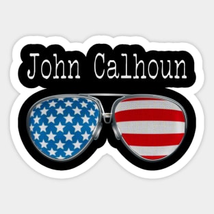 AMERICA PILOT GLASSES JOHN CALHOUN Sticker